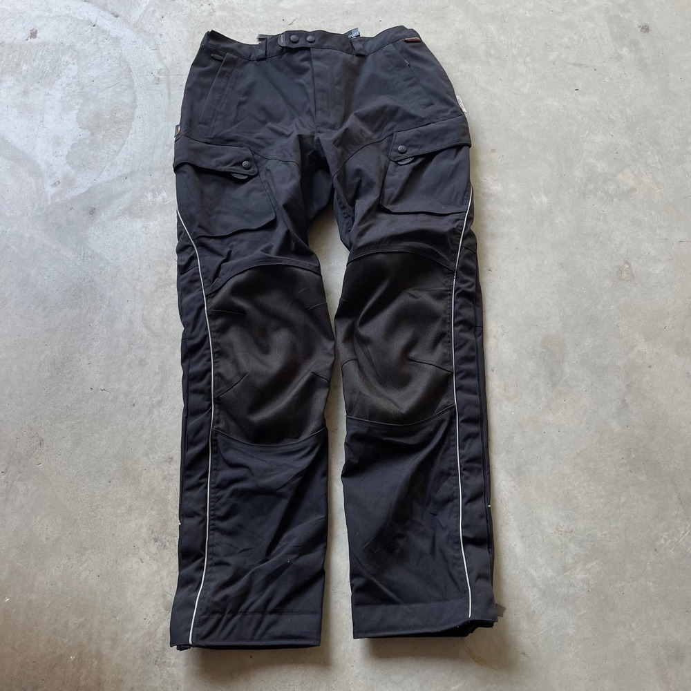 Olympia Moto Sports Mens Cordura Motorcycle Riding Pants Size 36 3M Reflect
